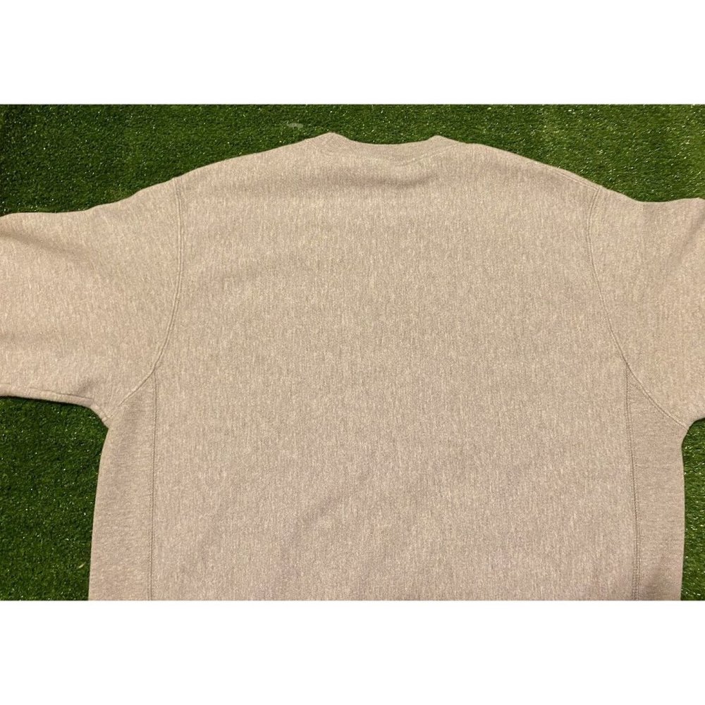 Retro Y2K Champion Reverse Weave Script spell out crewneck sweatshirt large - Picture 10 of 13